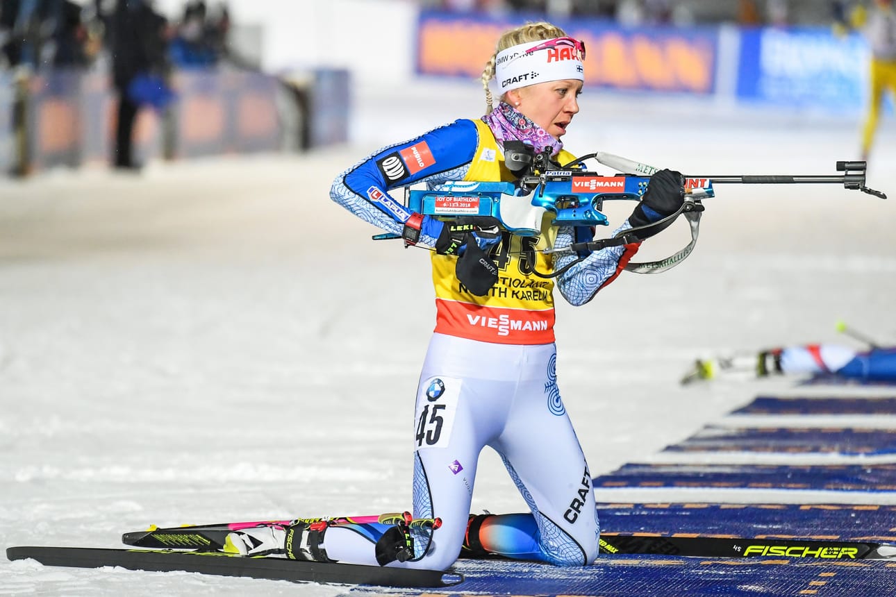 Kaisa Mäkäräinen ampui kaksi ohilaukausta 7,5 kilometrin pikakilpailussa.