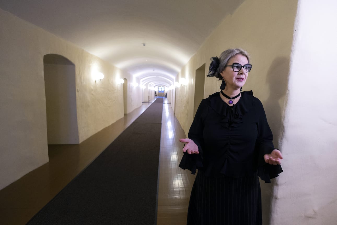 Tiina ja Marko Hautala haastattelevat tapahtumassa vieraita. Arkistokuva.