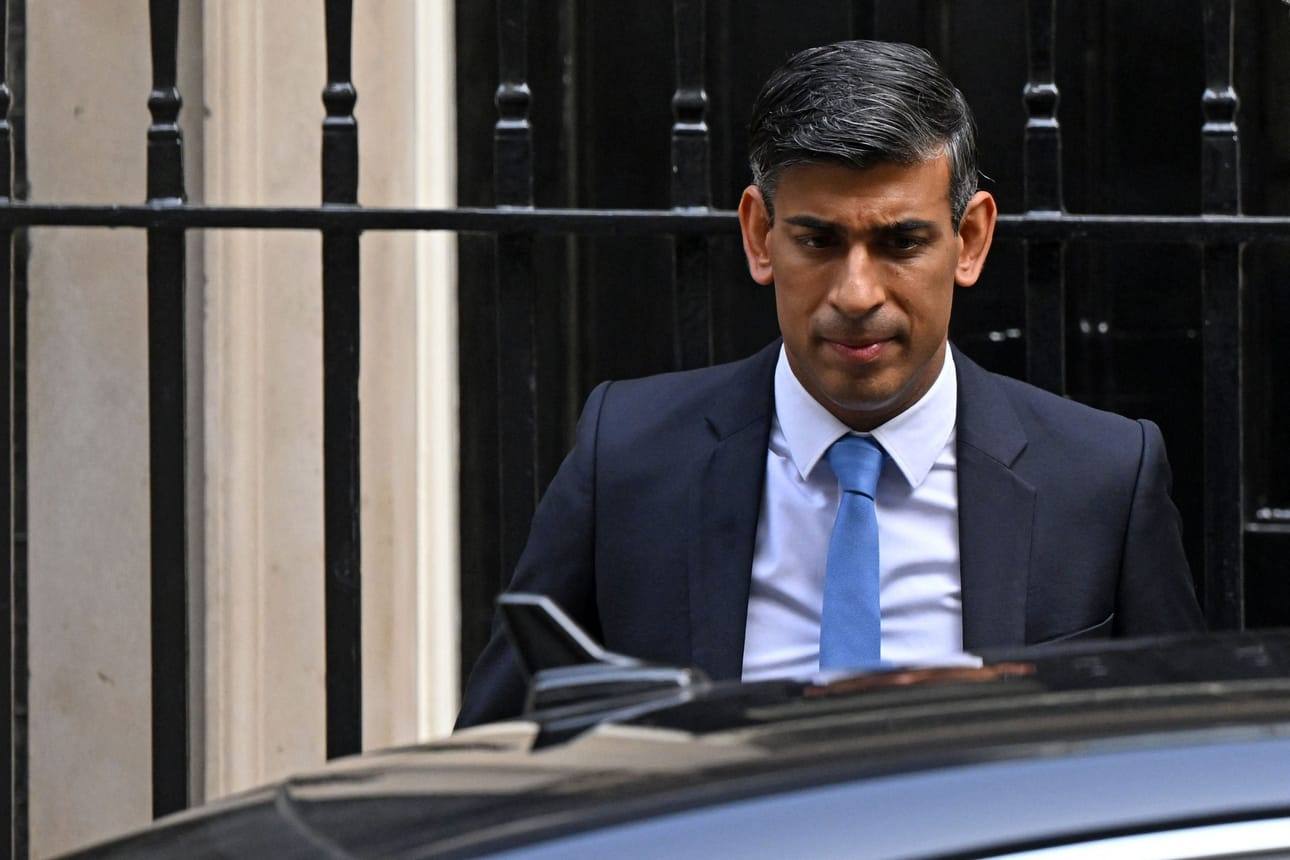 Britannian pääministeri Rishi Sunak. LEHTIKUVA / AFP
