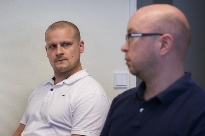Toimitusjohtaja Kalle Hällfors kertoo, että Origo Engineering haluaa olla 3D-tulostamisen pioneeri Vaasan seudulla ja Pohjanmaalla. Yrityksellä ei hänen mukaansa juuri ole kilpailijoita alueella. Mikko Henttinen toimii teknologiajohtajana. ARKISTOKUVA: JARNO PELLINEN