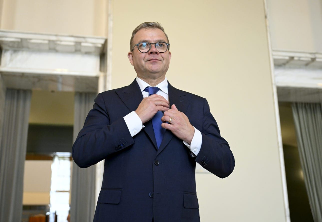 Pääministeri Petteri Orpo eduskunnassa Helsingissä 30. syyskuuta 2025.