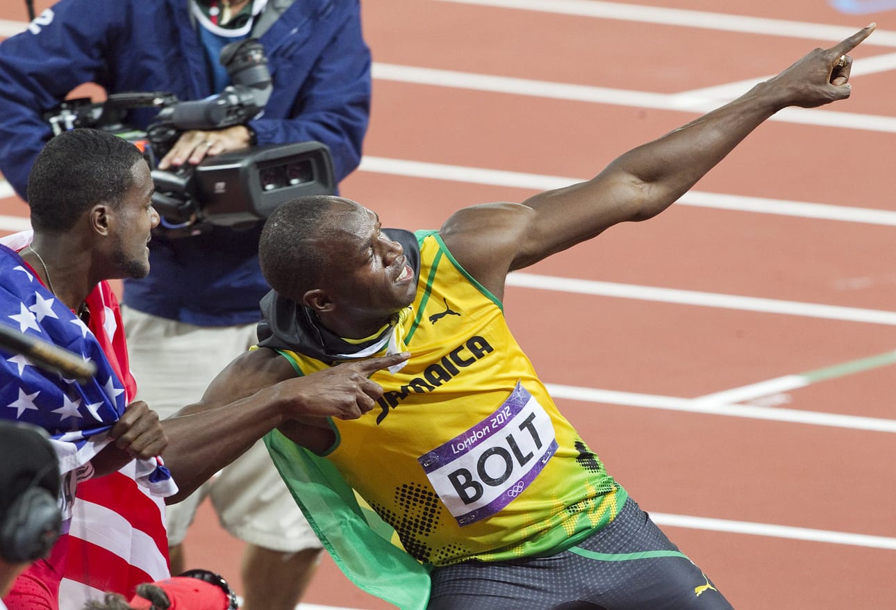 Usain Boltilta vietiin jopa hyppynaru.