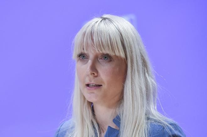 Laura Huhtasaari kommentoi Twitterissä, että pyrki tutkielmaa tehdessään noudattamaan annettuja ohjeita eikä tietoisesti tehnyt tahallista vilppiä KUVA: KIMMO BRANDT / ARKISTO