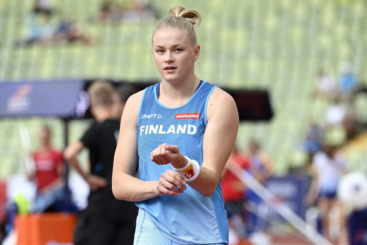 Wilma Murto Münchenissä tänään. Lehtikuva / Heikki Saukkomaa