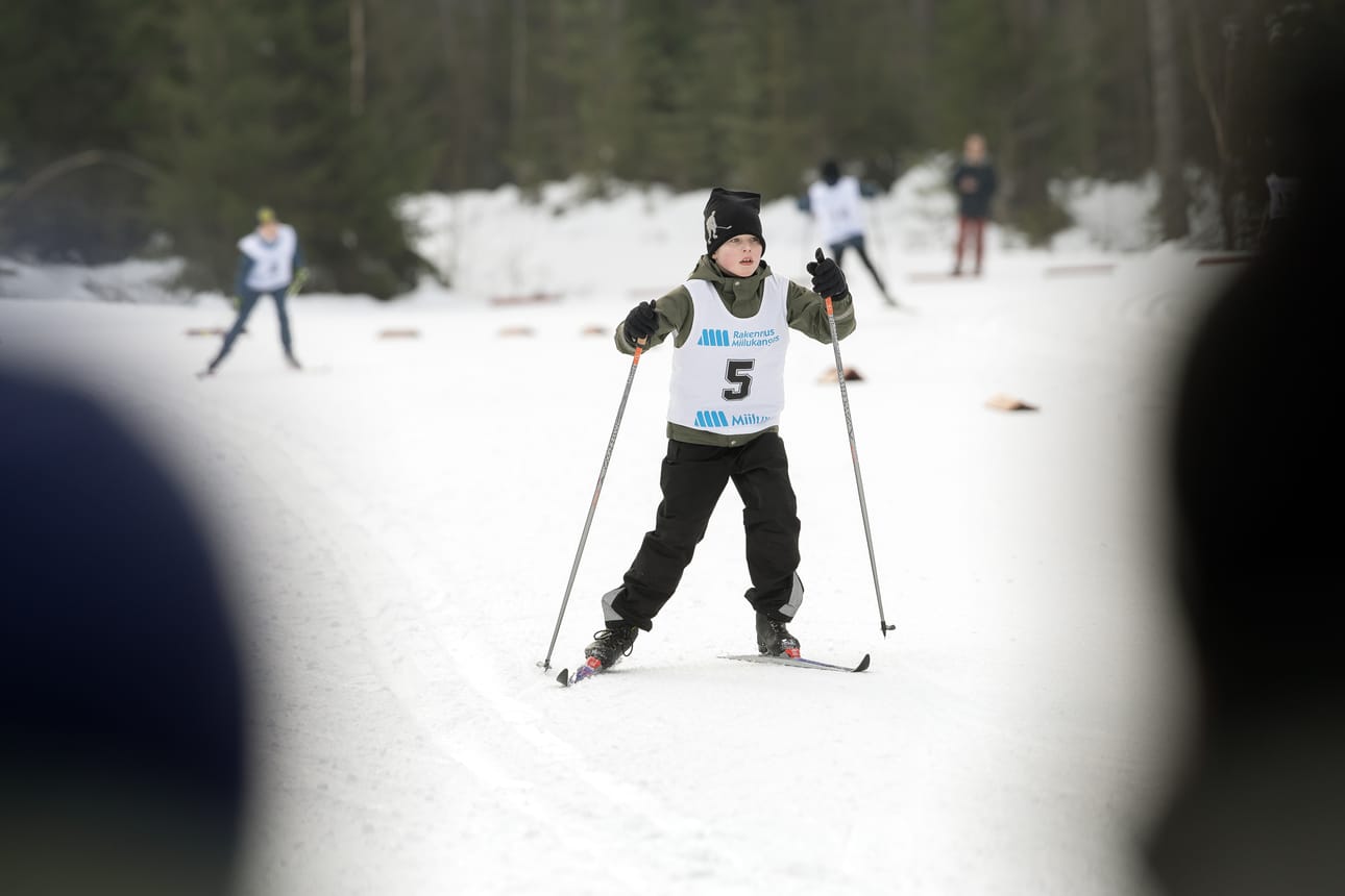 Samuel Lämsä sai kisamatkan ensimmäisenä suoritettua.
