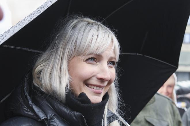 Laura Huhtasaari saa sanoa sanansa gradunsa plagiointisyytöksiin. KUVA: Kimmo Brandt