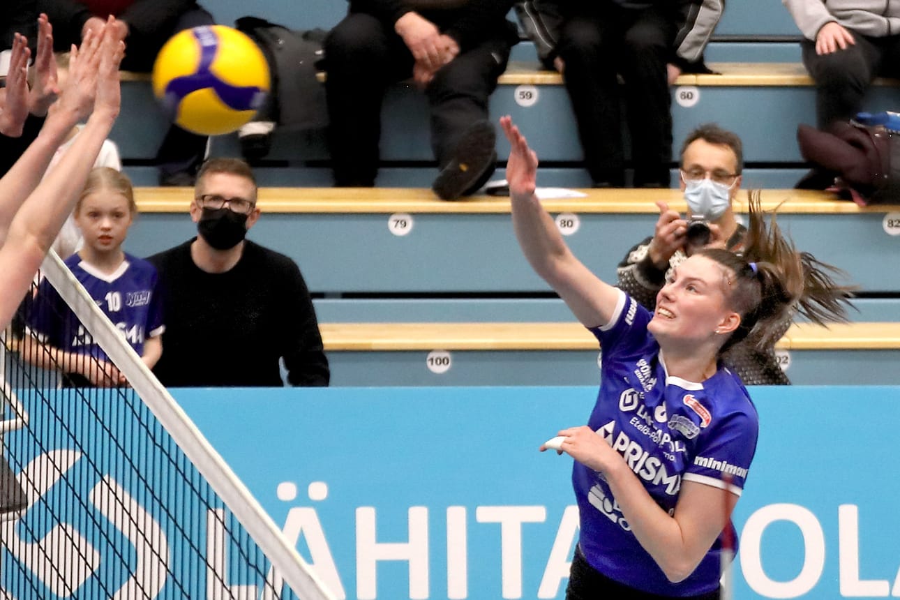 Katariina Salminen iski maanantaina voitokkaasti.