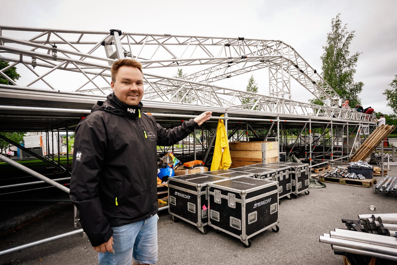 Vaasa Festivalin promoottori Tommi Mäki luottaa siihen, että Kokkolan Viinijuhlilla viime viikonvaihteessa koeteltu esiintymislava täyttää kaikki vaatimukset myös Vaasassa.
