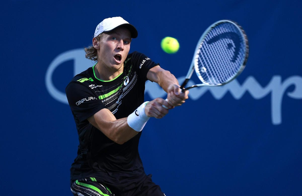 Emil Ruusuvuori pääsee nyt neljättä kertaa yrittämään pääsyä ATP-turnauksen finaaliin. LEHTIKUVA/AFP
