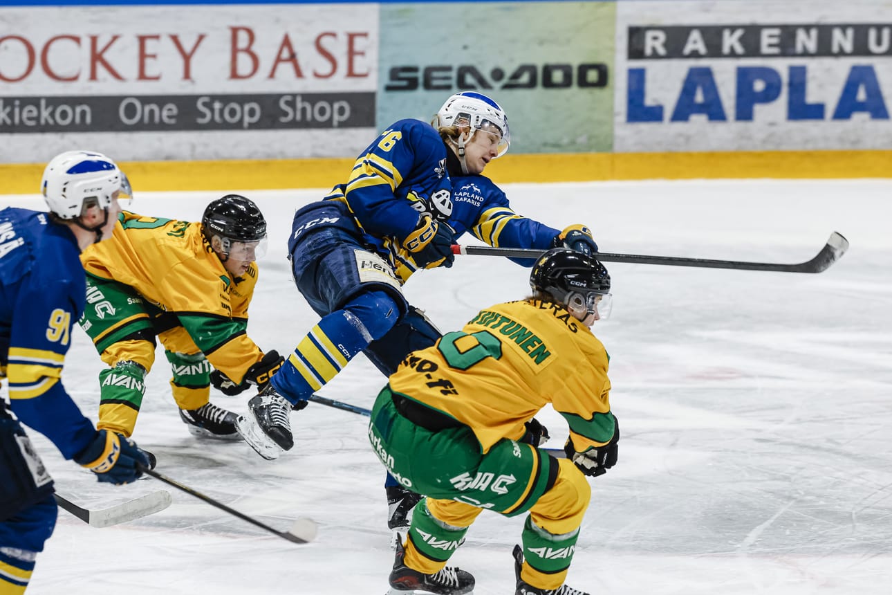 Puolustaja Arttu Haataja oli karsintasarjassa Tutoa vastaan tehokas. Hän teki neljässä ottelussa pisteet 2+7.