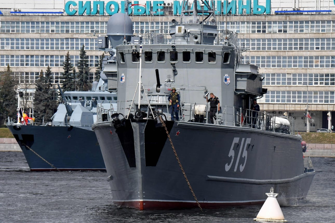 Ministeriön mukaan sotaharjoituksiin osallistuu myös 30 sotalaivaa ja 20 tukialusta. Kuvituskuva. LEHTIKUVA/AFP
