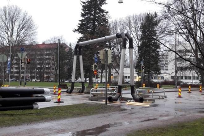 Havainnekuva kaarisillasta / Vaasan kaupunki