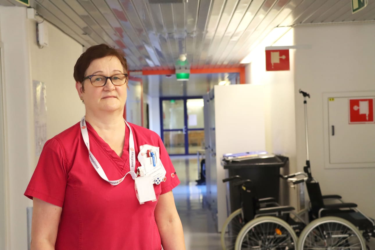 Ähtäriläinen sairaanhoitaja Pirkko Oikari yllättyi saamastaan äänimäärästä.