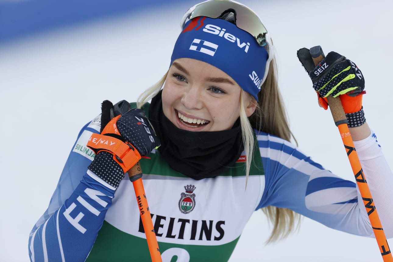 Minja Korhonen voitti viime kaudella yhden maailmancupin osakilpailun. 19-vuotias urheilija nousi palkintopallille yhteensä yhdeksän kertaa.