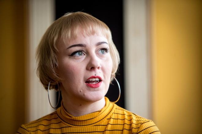 Susanna Erkinheimo on syntynyt Laihialla vuonna 1984. KUVA: PAULA KASKIMAA