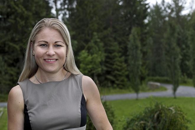 Piia Kattelus lähtee tavoittelemaan kansanedustajan paikkaa Vaasan vaalipiirissä Kansalaispuolueen ehdokkaana. KUVA: HEIKKI HAKANEN