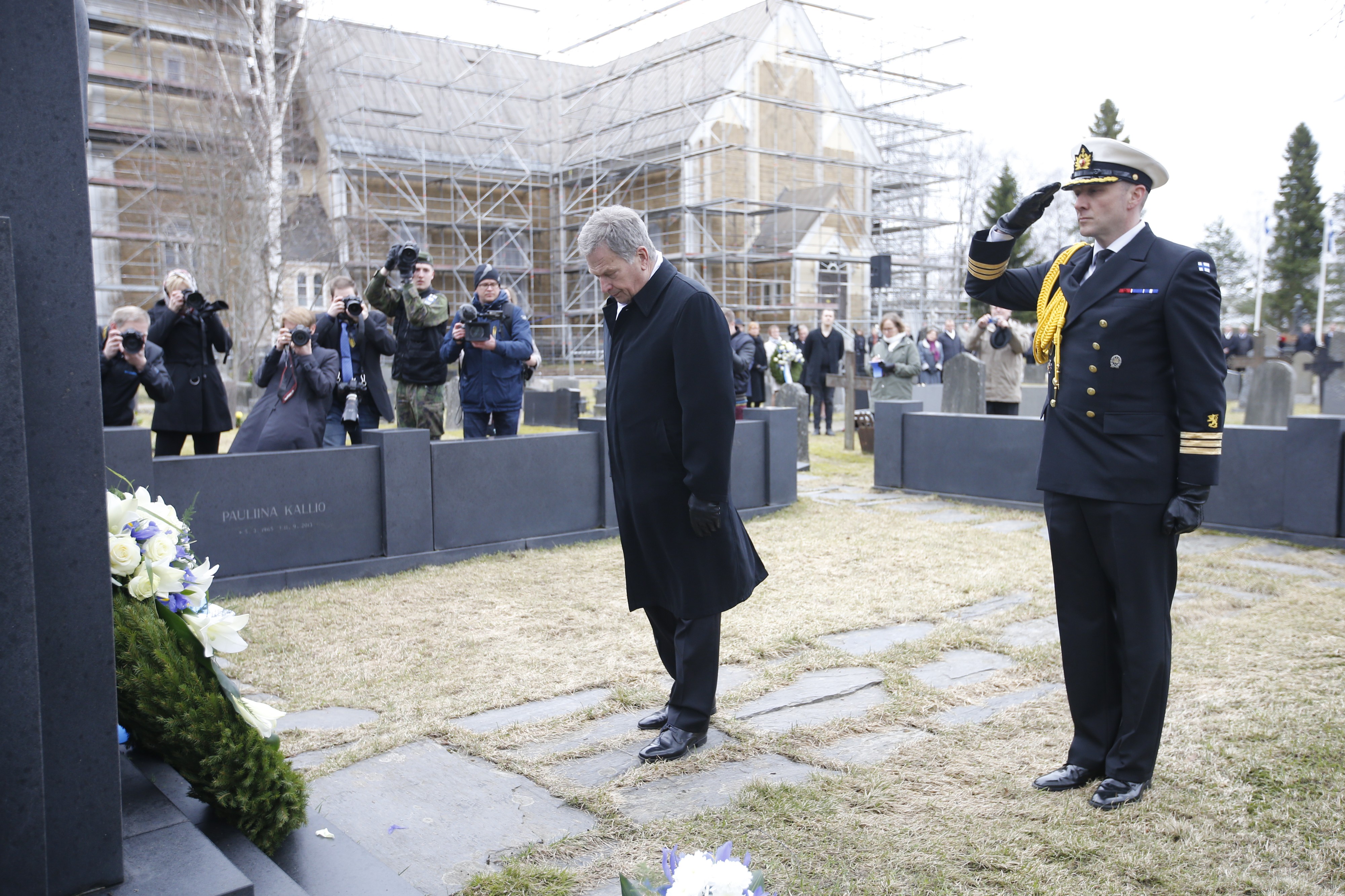 Sauli Niinistö Sovinnonpuheen juhlassa Nivalssa 5.5.2018.