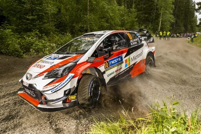 Jari-Matti Latvala toivoo jälleen Jyväskylän sorateiltä piristystä vaisusti sujuneeseen alkukauteensa. KUVA: LEHTIKUVA HANNU RAINAMO