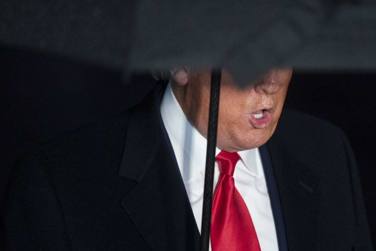 Donald Trumpilla on tiistaina edessään viimeinen kokonainen työpäivä Yhdysvaltojen presidenttinä. Kuva on vuodelta 2019.