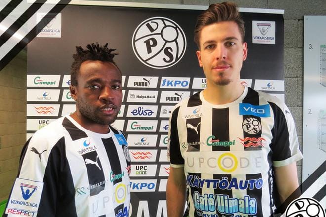 Vaasan Palloseura on solminut kaksivuotiset sopimukset kamerunilaisen Alain Richard Ebwellen ja kreikkalaisen Konstantinos Stavrothanasopoulosin kanssa. Kuva: Vaasan Palloseura