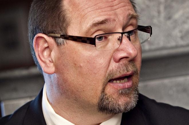 Kansanedustaja Reijo Hongisto syyttää Luonto-Liittoa aivopesusta. KUVA: JAAKKO ELENIUS