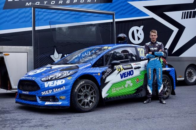 CapitalBox World RX of Finland, joka ajetaan elokuun viimeisenä viikonloppuna, on alahärmäläiselle Jere Kalliokoskelle uran kolmas MM-osakilpailu. KUVA: TONI LÖNNROOS.