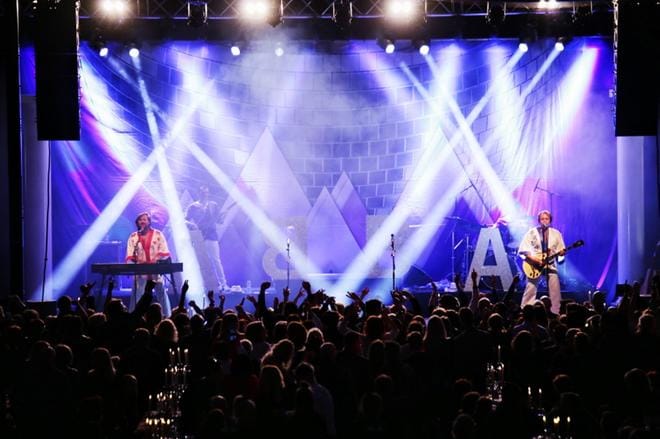 Abba-tribute bändi tulee Lontoosta. KUVAT: JARKKO LAINE