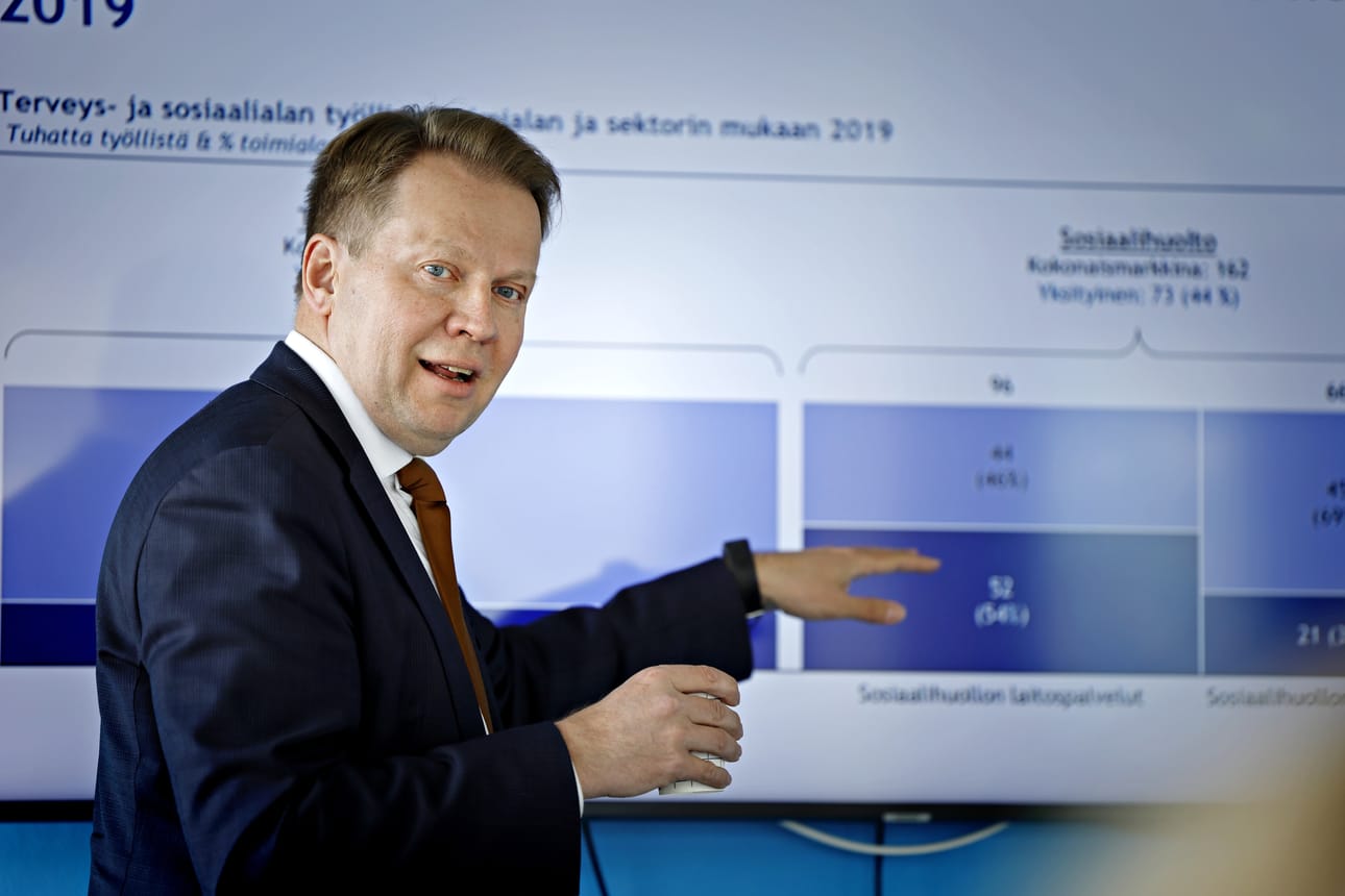 Harri Jaskari uskoo eteläpohjalaisiin, sillä täällä yrittäjät ja kolmas sektori on otettu mukaan hyvinvointialueen palvelustrategian valmisteluun. Ihan joka alueella ei näin ole.