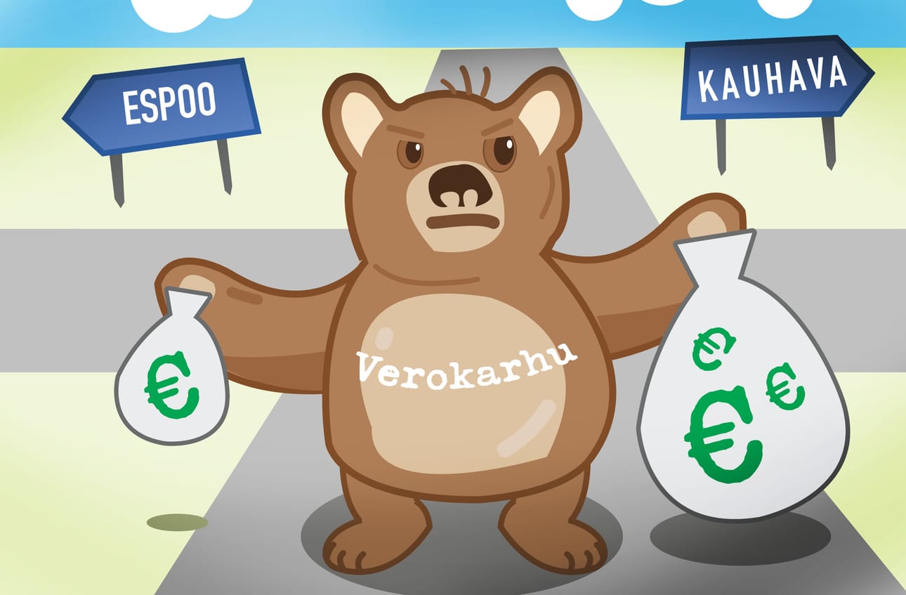 Koko Manner-Suomen kattavassa kuntaverovertailussa uusimaalainen Espoo on kakkosena, kun taas eteläpohjalainen Ähtäri on toiseksi viimeisenä eli sijalla 291. Kauhava oli keskikastia. Vertailuun on laskettu keskituloisen palkansaajaperheen tänä vuonna maksamien tuloverojen summat.