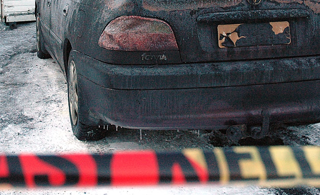 Kuvituskuva. Kuvassa oleva palanut auto ei liity tapahtumaan.