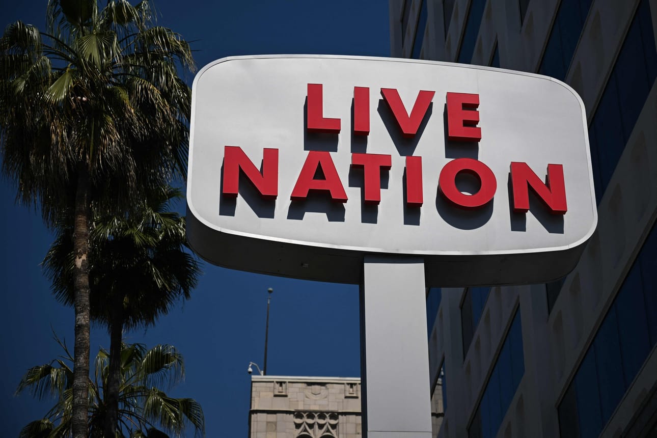 Viime viikolla Yhdysvaltain oikeusministeriö ja kymmenet osavaltiot haastoivat lipunmyyntijätin emoyhtiön Live Nation Entertainmentin oikeuteen, tavoitteenaan pakottaa yhtiö myymään Ticketmaster. Arkistokuva. LEHTIKUVA / AFP
