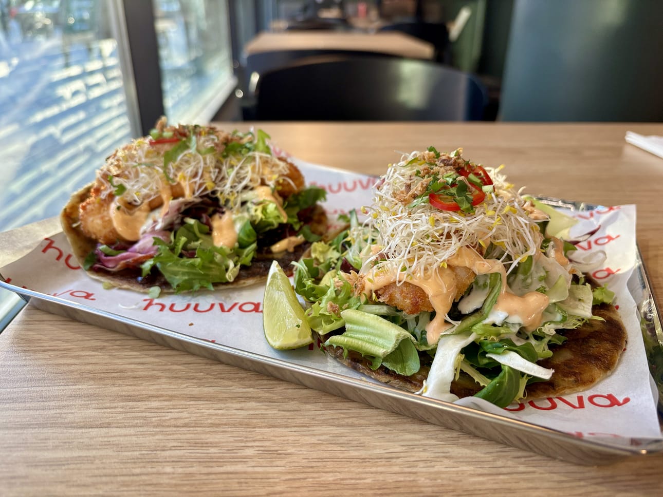 Lie Min Shangai-taco on raikas ja kohtuuhintainen pikaruoka.