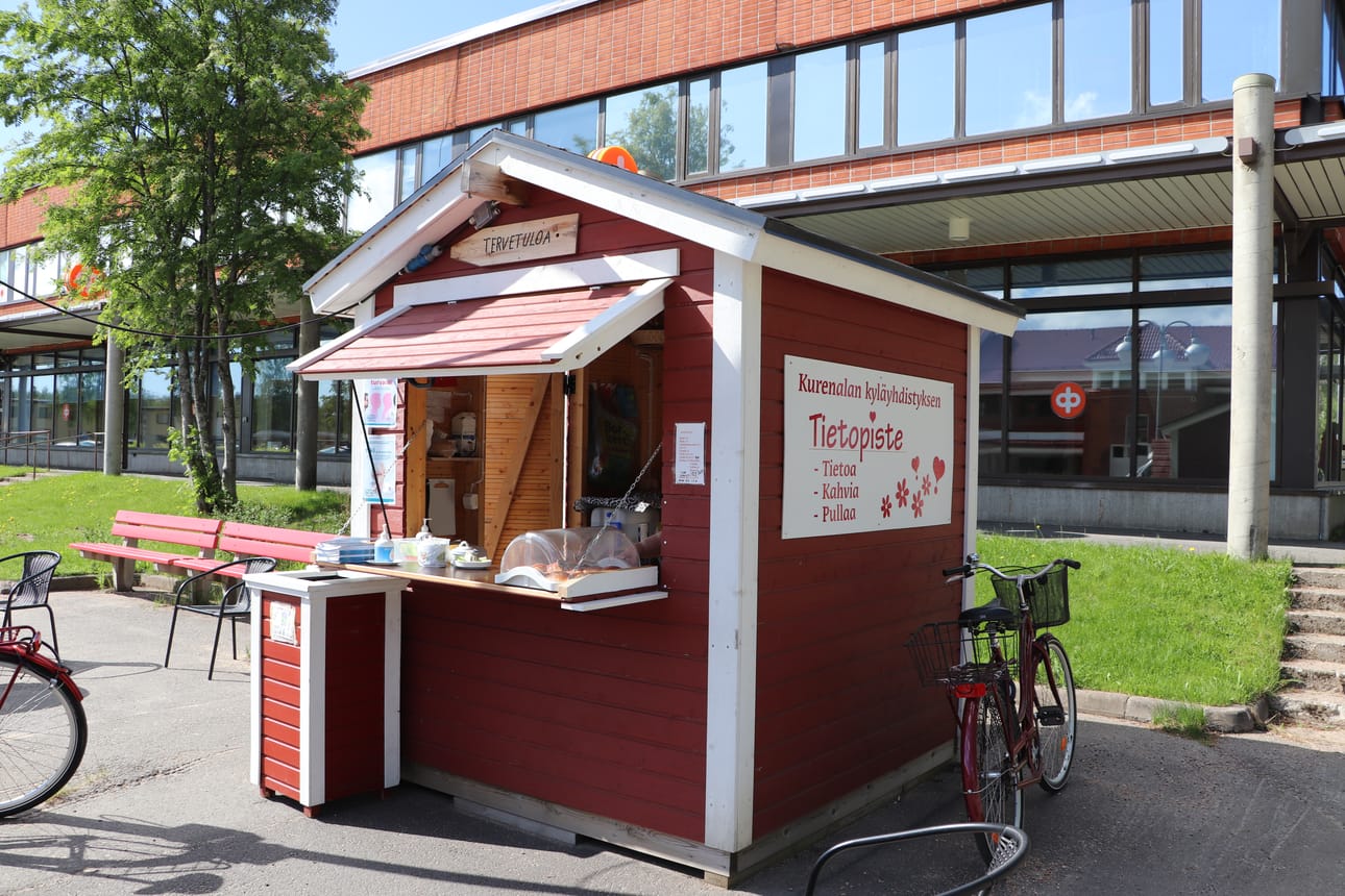 Pudasjärven torin Tietopiste on jälleen auki.