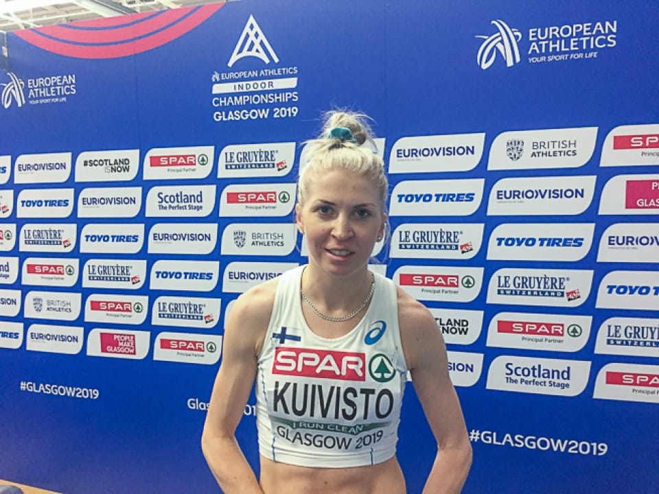 Sara Kuivisto juoksi ennätyksensä tuntumaan.