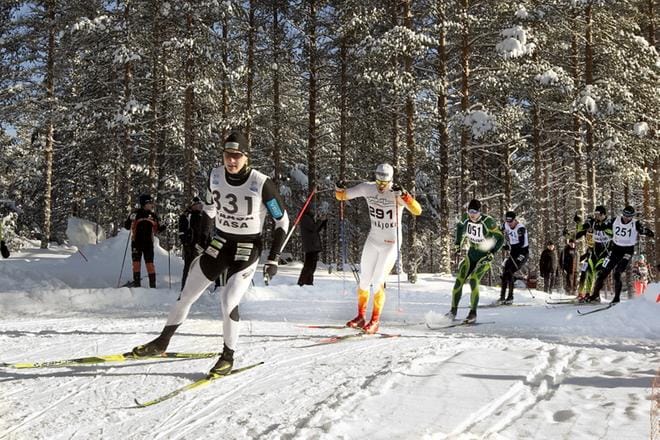 Vaasa on taas maakuntaviestin suurin voittajasuosikki Toni Ketelän johdolla. Kuva Heikki Hakanen
