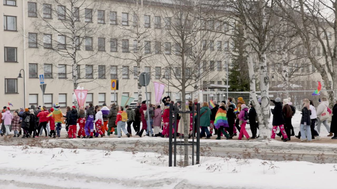 Arctic Pride kulkue Rovaniemellä