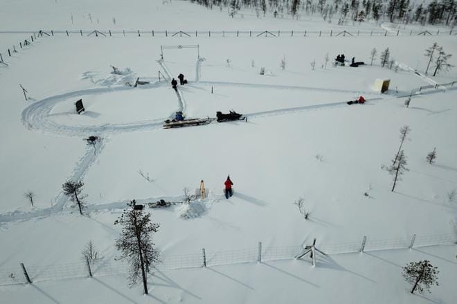 Tältä Halssinaapa näytti kun tutkimuslaitteita asennettiin sinne neljä viikkoa sitten.