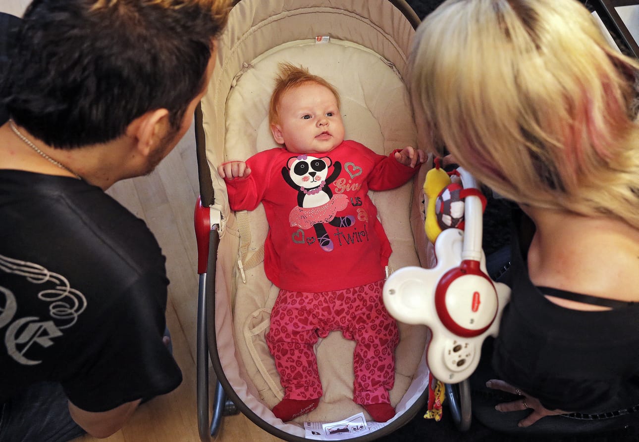 Vauvan syntymä tuli vanhemmille täysin yllätyksenä.