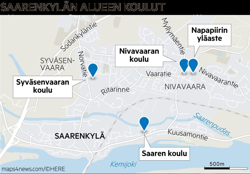 Syväsenvaaran koulu lakkautetaan uuden koulun valmistuttua.