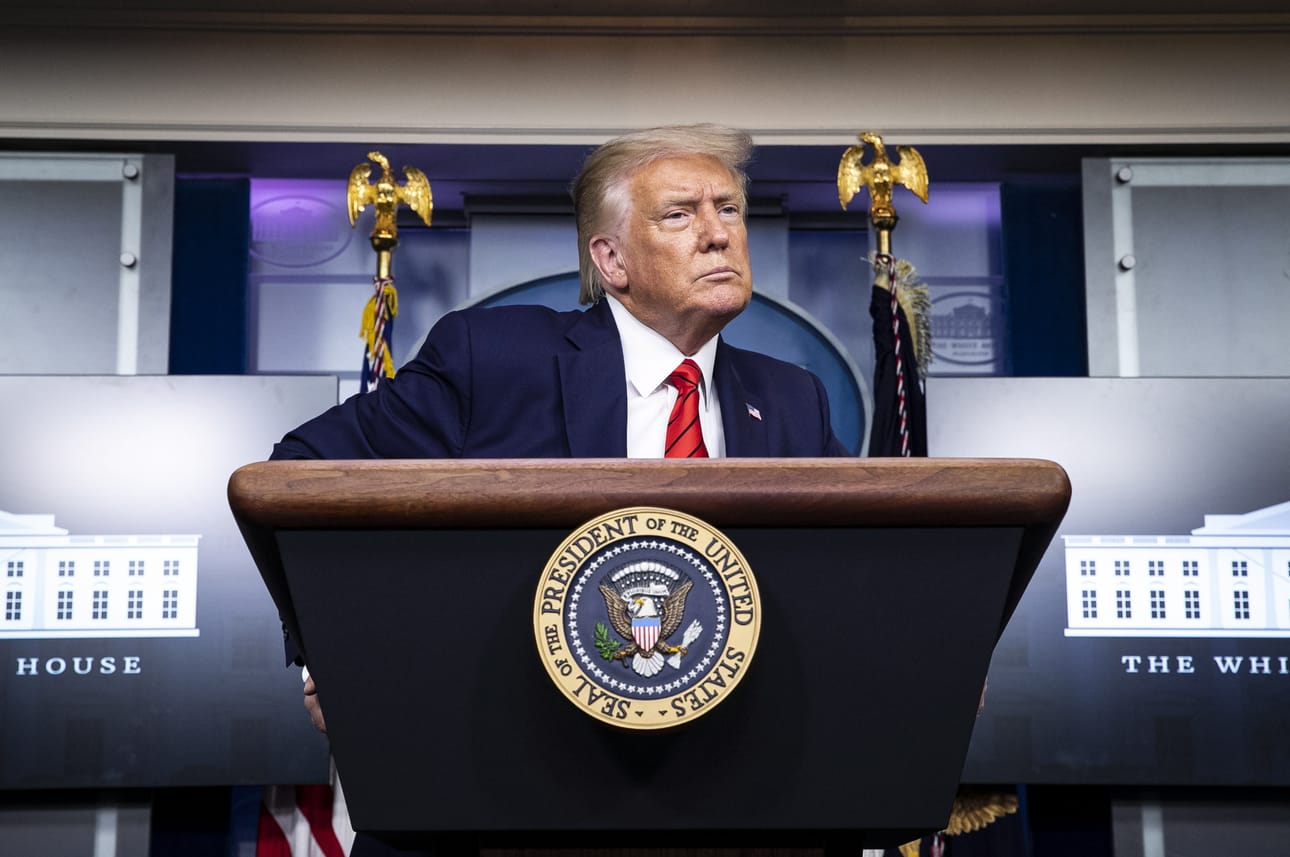 Yhdysvaltain presidentti Donald Trump.