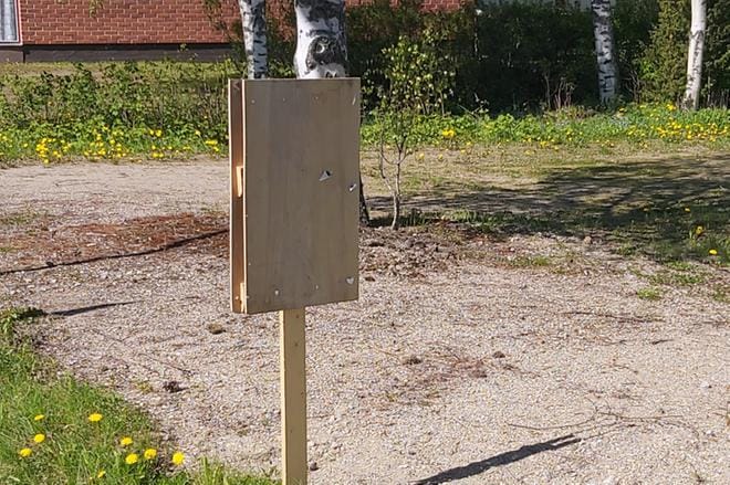 Jurvassa on rikottu viikonloppuna vaalirauhaa. Lukijan kuva