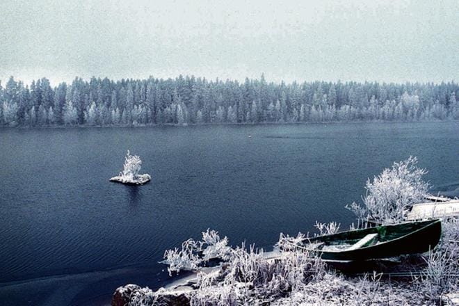 Kyrkösjärven pintaa lasketaan maaliskuussa. Arkistokuva