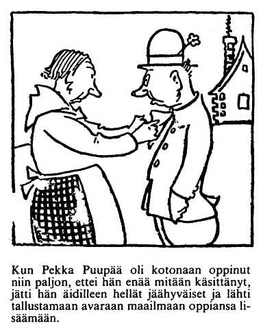 Menevä mies. Ola Fogelbergin kansi matkakirjaansa Harhateillä. Taiteilija kritisoi.