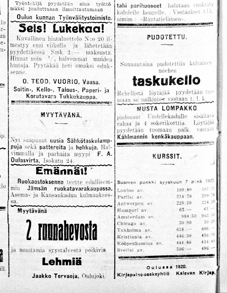Vanha Kaleva: Olympiamiehille vapaat kotimatkat rautateillä, Hannes Kolehmainen saa matkustaa ilmaiseksi kuukauden ajan
