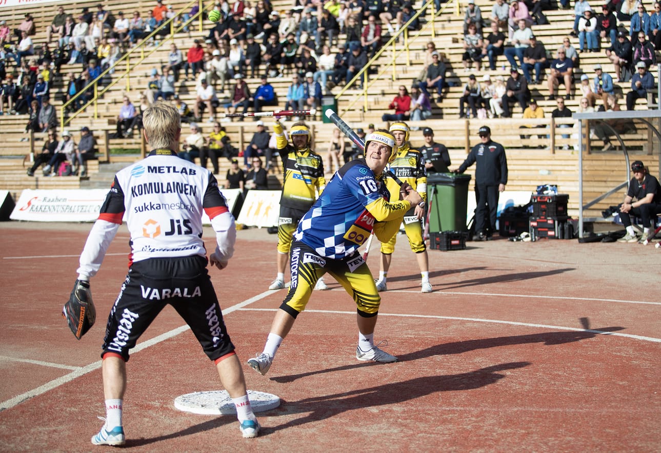 Martti Viitasalo löi keskiviikkona kaksi juoksua. Kumautukset olivat komeita, mutta lisää olisi kaivattu.