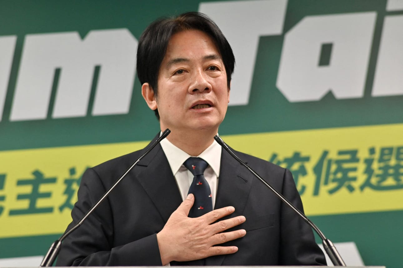 Taiwanin varapresidentti William Lai (kuvassa) tunnetaan presidentti Tsai Ing-weniä suorapuheisempana Taiwanin itsenäisyyden kannattajana. LEHTIKUVA/AFP