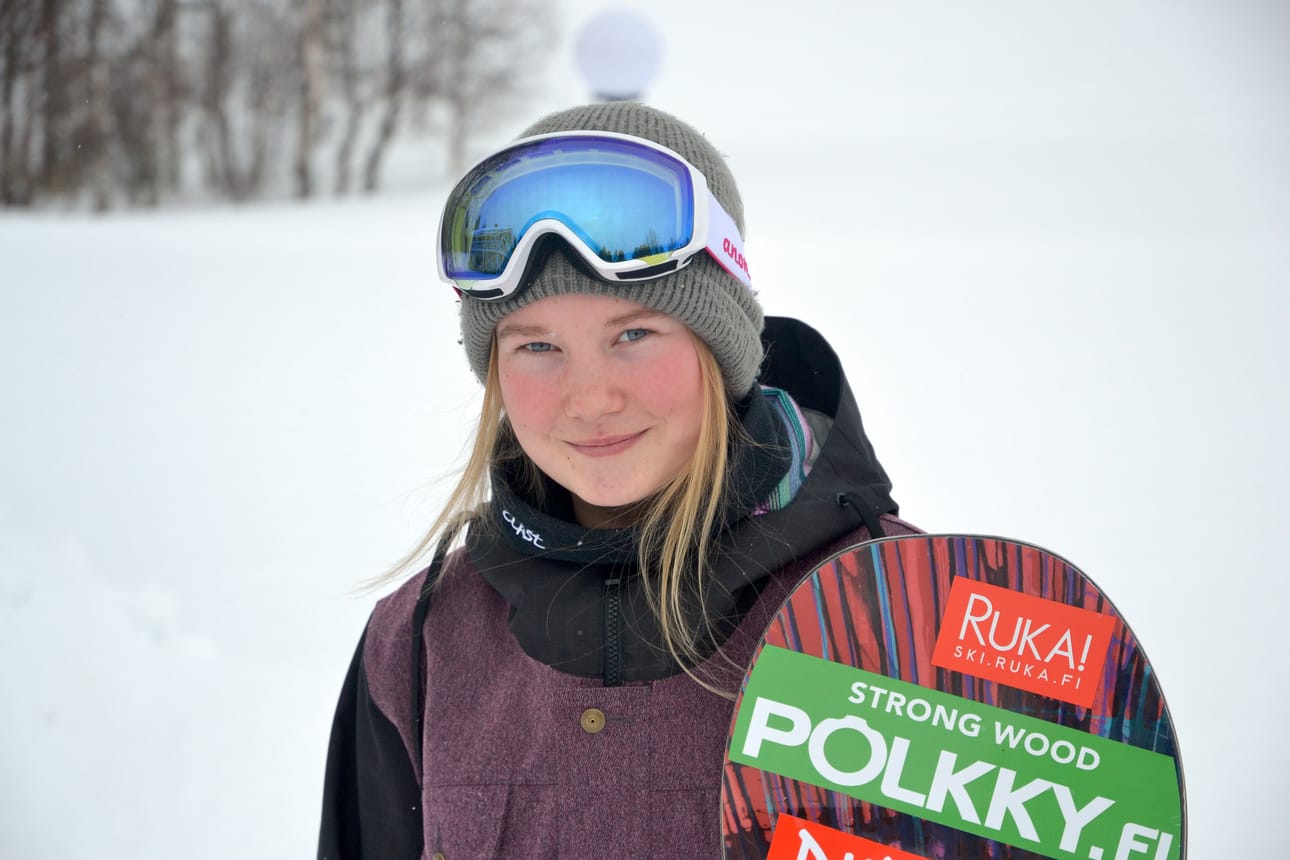 Emmi Parkkisenniemi pärjäsi hienosti World Rookie Tourin kisassa Italiassa.