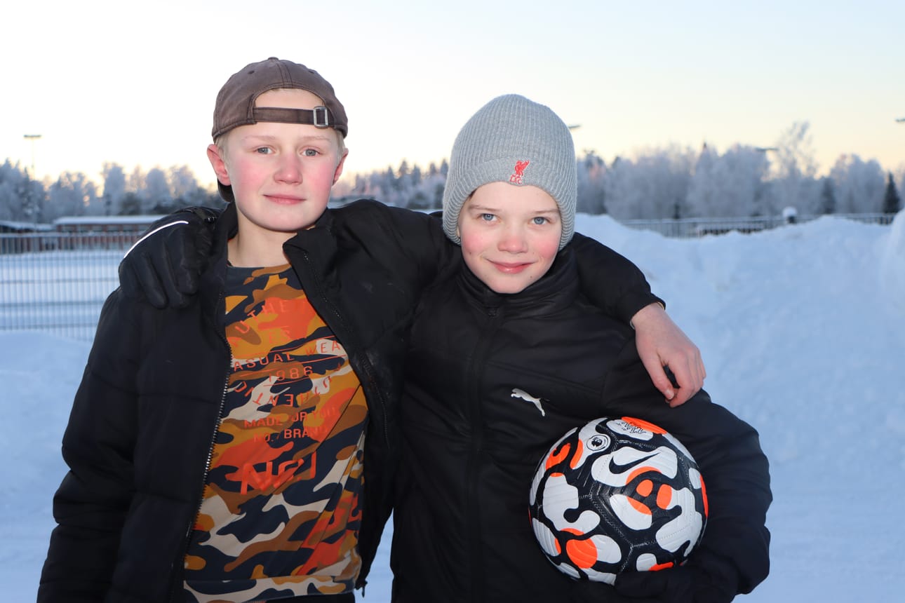 Luukas Järvisen ja Miko-Matias Wörlundin tämän hetken hartain toive on, että harjoittelu saa jatkua koronasta huolimatta.