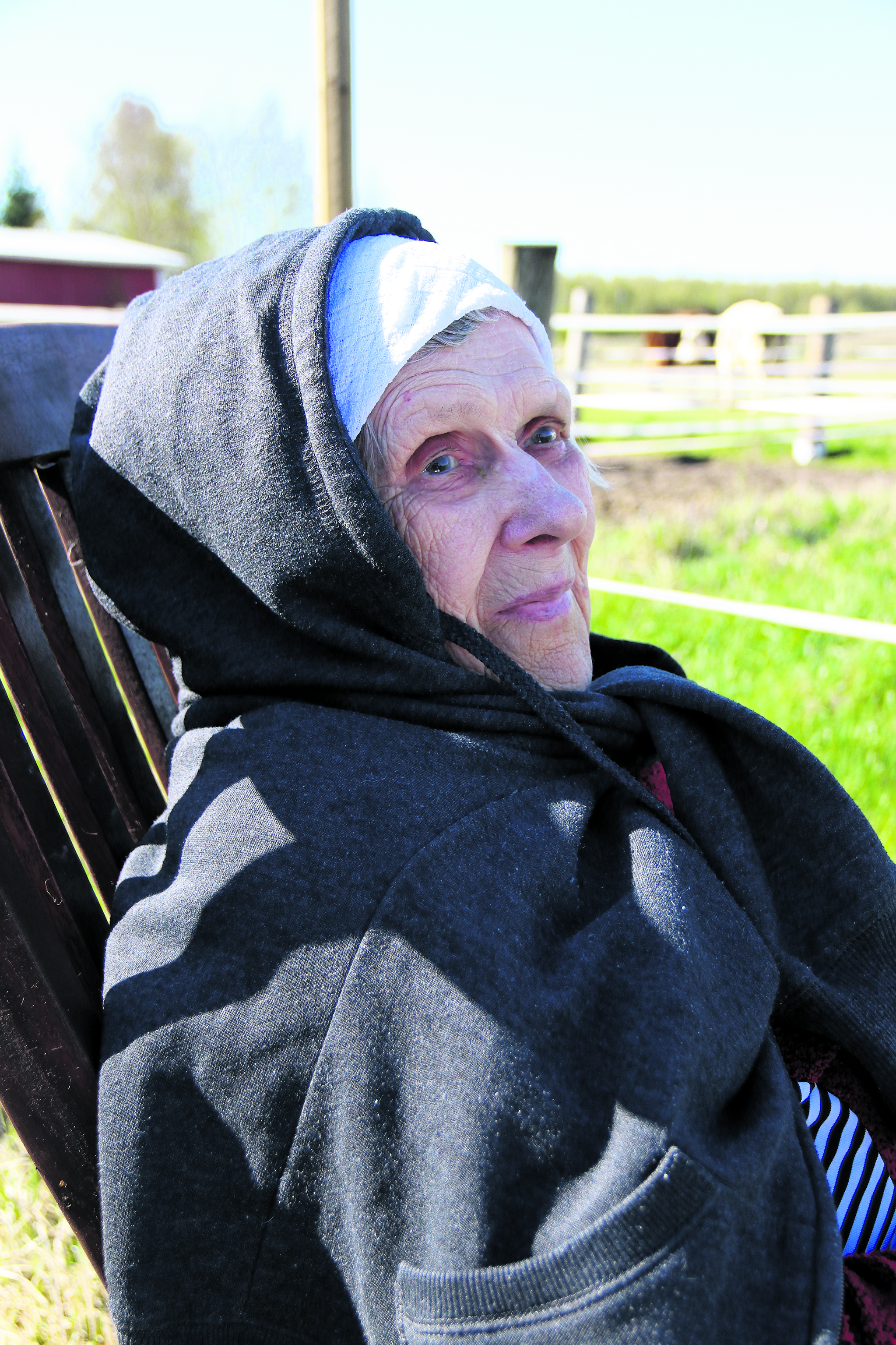Jenni Sohlo tuli tilalle parikymppisenä. Nyt hän oli jo 70. kerran mukana, kun lehmät lähtivät kesälaitumille.