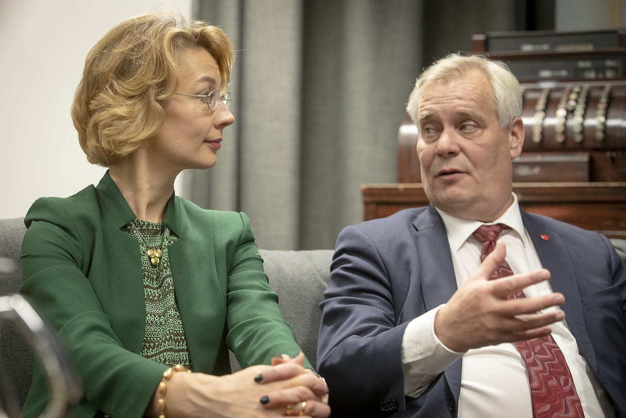 SDP:n puheenjohtaja Antti Rinne kävi maanantaina Oulussa, jossa häntä emännöi oululainen kansanedustaja Tytti Tuppurainen.